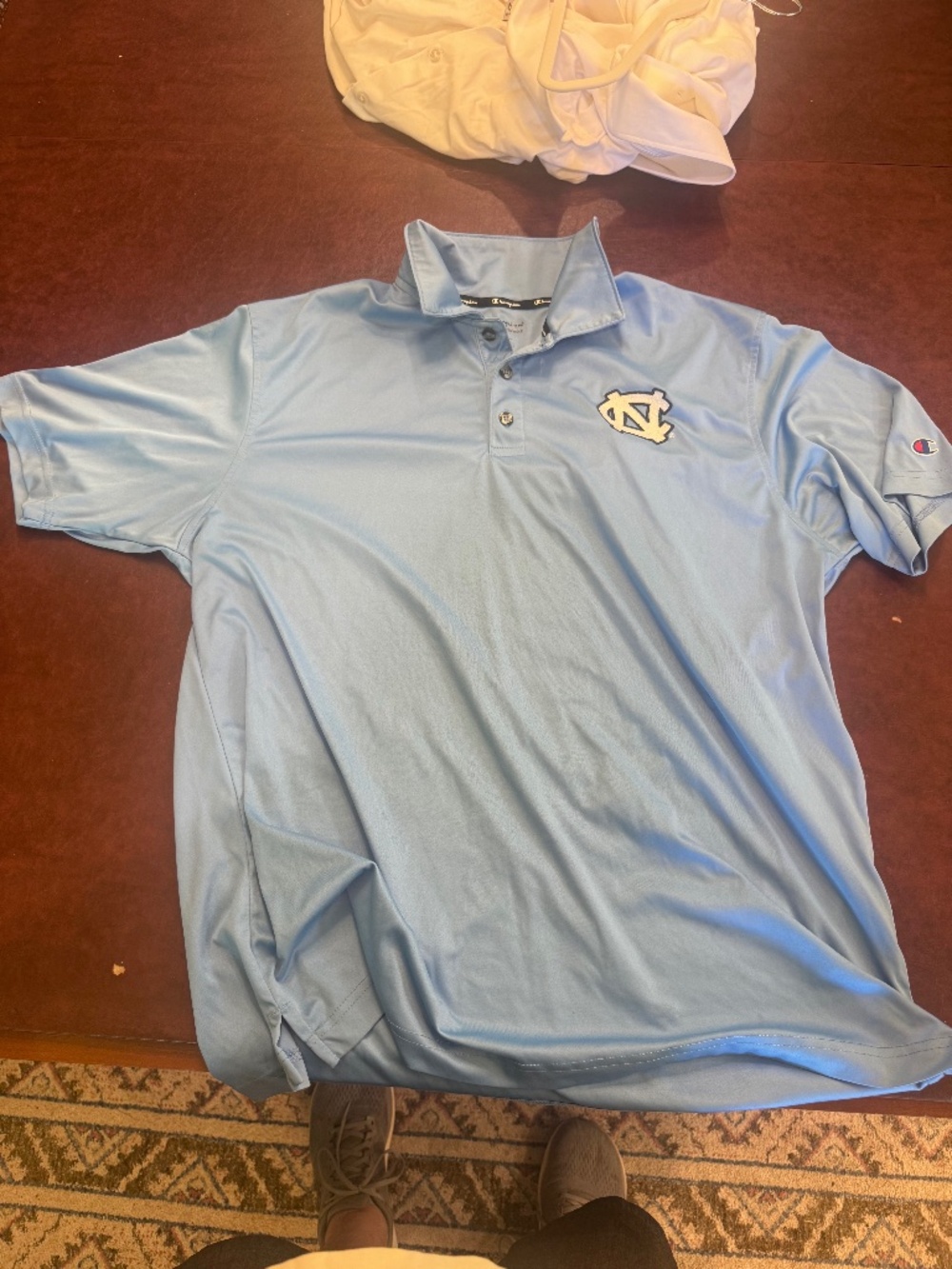 Men’s polo shirt-sport dry fit style for UNC Tarheels